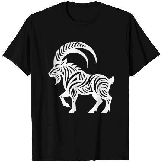 Capricorn Tattoo Style T Shirts