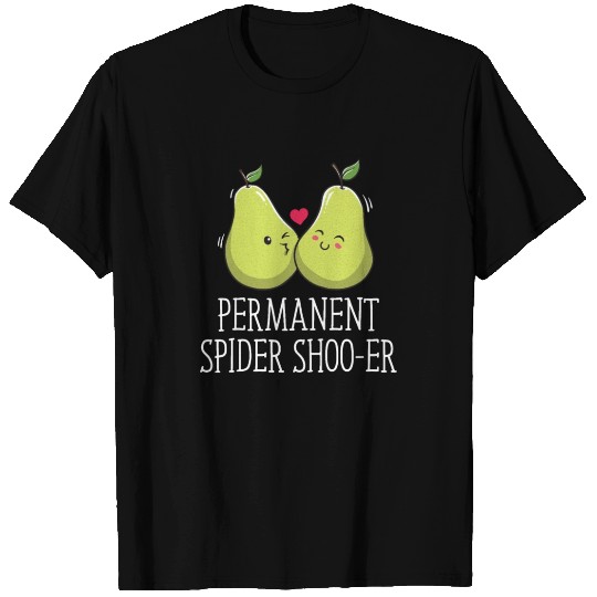 Spider Shooer Husband and Wife Funny Spouse Humor T Shirts