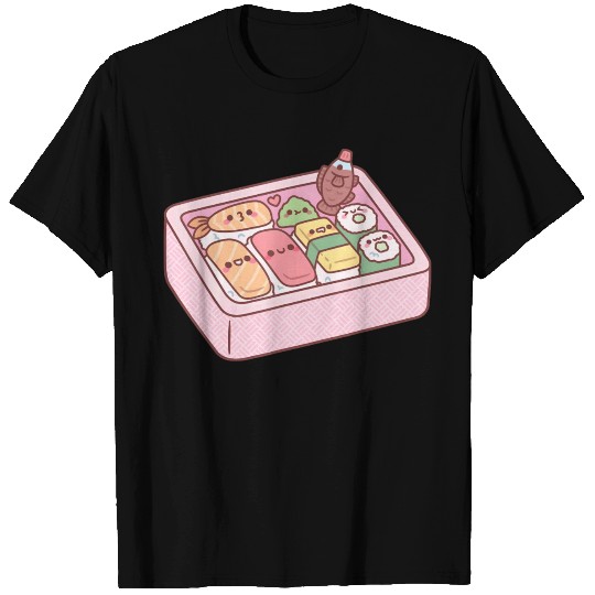 Kawaii Japanese Bento Box Sushi Cute Food T Shirts