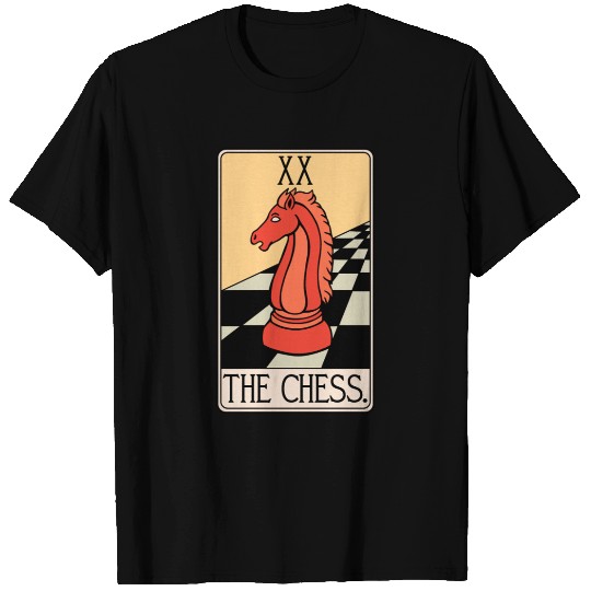 Chess Piece Tarot Card - Chessboard T Shirts