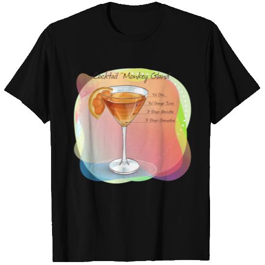 Cocktail Monkey Gland Recipe Gin Orange Juice T Shirts