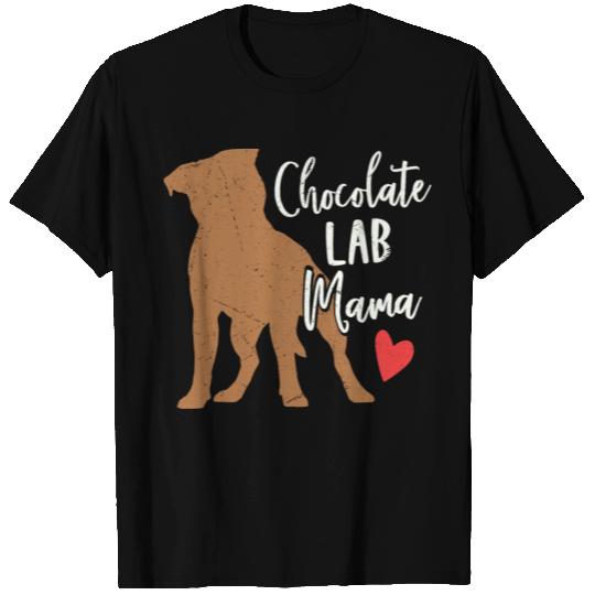 Chocolate Lab Mama Owner Labrador Retriever T Shirts