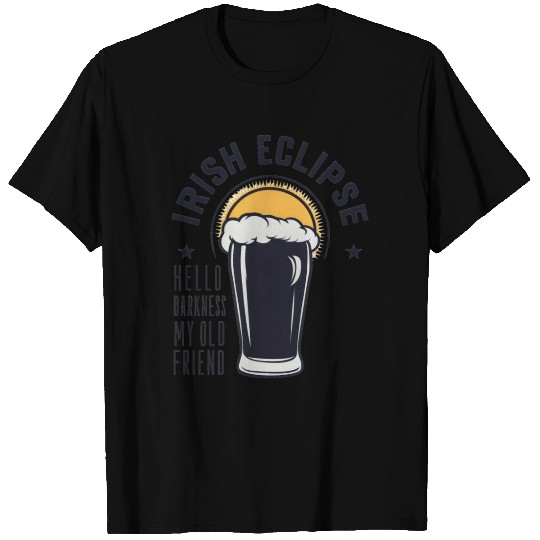 Irish Solar Eclipse - Hello Darkness My Old Friend T Shirts