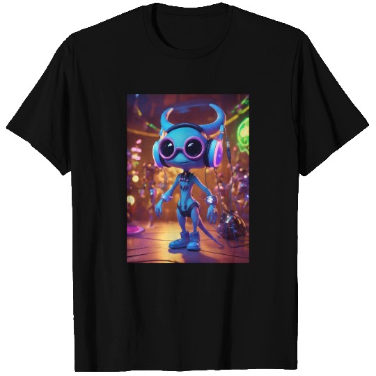 adorable stylish alien carto T Shirts