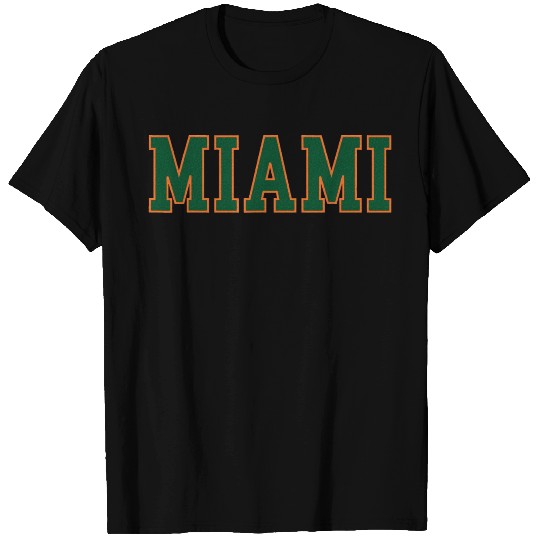 Miami Florida Throwback Design Classic T Shirts
