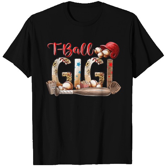 Leopard T-ball Gigi For Baseball Lover T Shirts