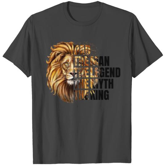 Dad The Man the Legend Lion T Shirts