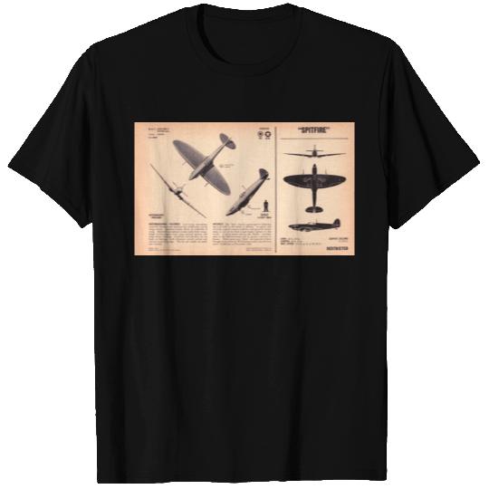 Spitfire Recognition Sheet T Shirts