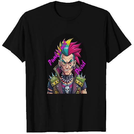 Rebel's Gaze: A Tribute to Punk's Resilience T Shirts