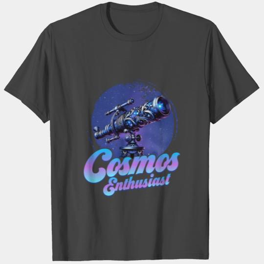 Cosmos Enthusiast Stargazer Telescope Astronomy T Shirts