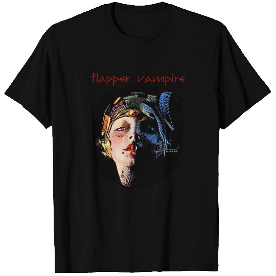 Flapper Vampire, Art Deco, Vintage Horror Series T Shirts