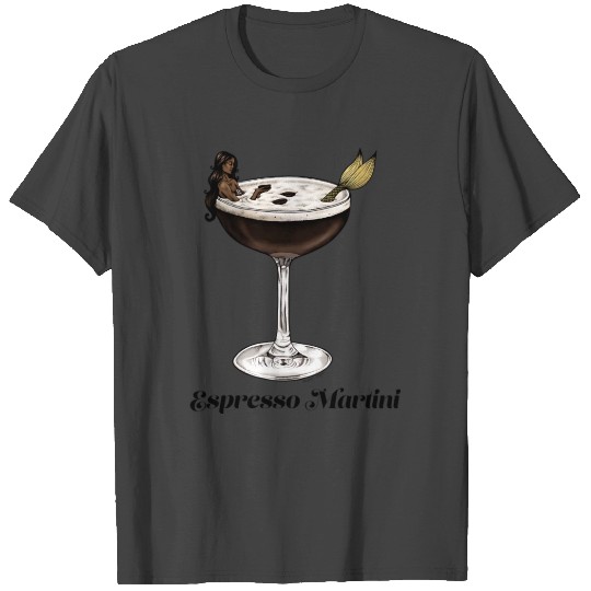 Espresso Martini Cocktail Mermaid T Shirts