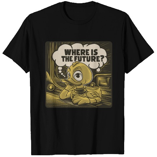 Thoughtful Yellow Plastic Duck Funny Duck T Shirts