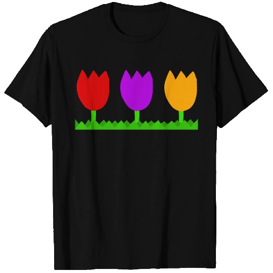 Three cute tulips T Shirts