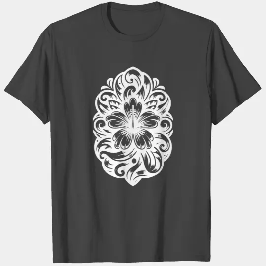 Tattoo Hibiscus Tropical Flower T Shirts