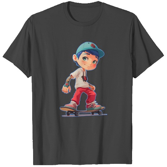AI Teen SK8R Design T Shirts