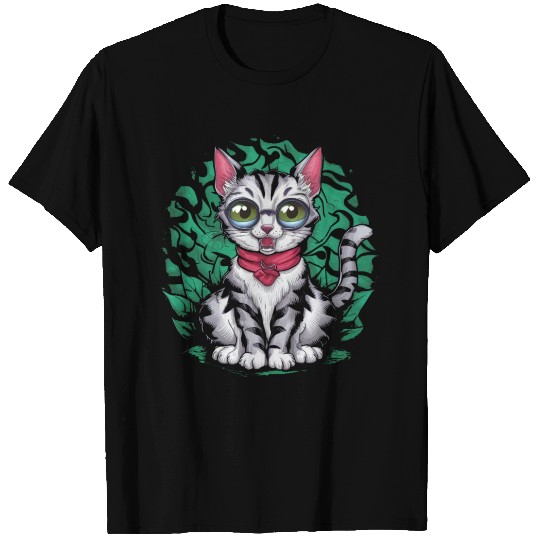 Meow sery Loves Company Comically Bad Cat T Shirts