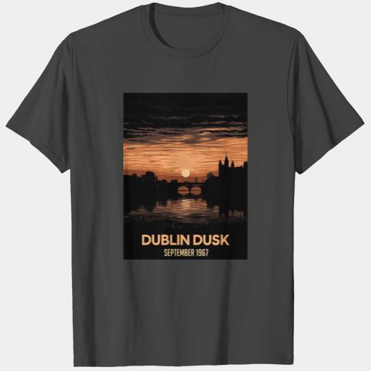 Trendy Dublin Dusk: Design Shining London Irish T Shirts