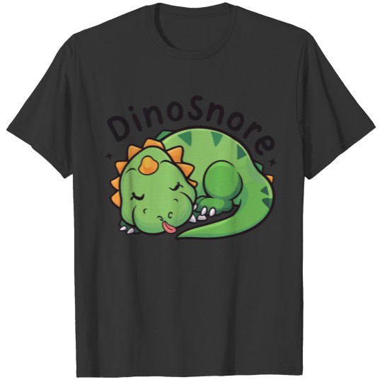 Dinosnore - Cute Sleeping Dinosaur T Shirts