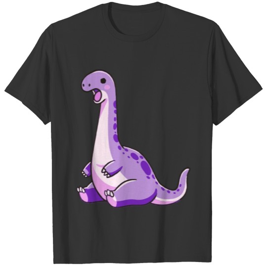 Cute Purple Dinosaur T Shirts