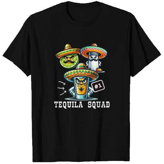 Cinco De Mayo Tequila Squad Drink Number One T Shirts