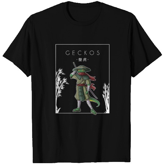 Geckos Chinese Hanzi Lizard Gekkota Crested T Shirts