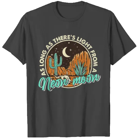 Neon Moon Cactus Country Mountain Western Cow T Shirts