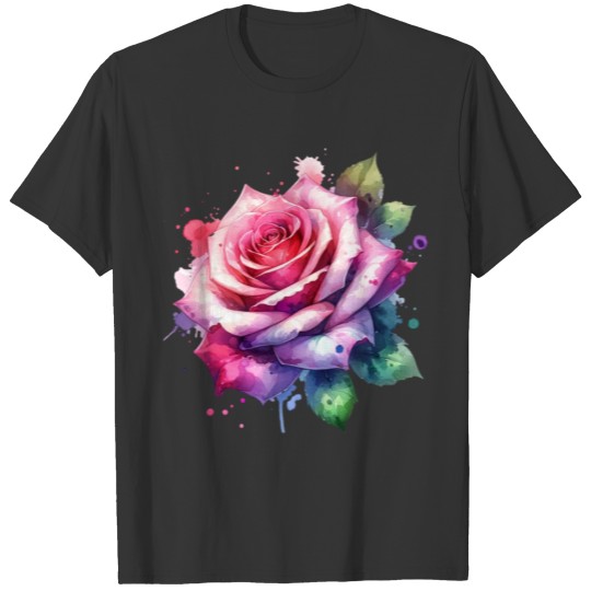 Large Rose T Shirts