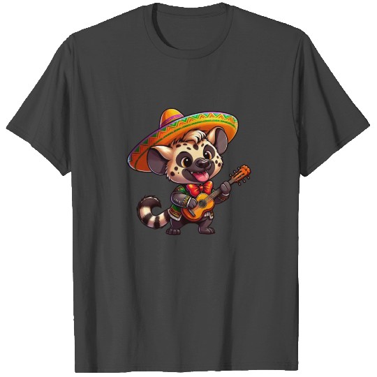 Cinco de Mayo Hyena Giraffe Mariachi T Shirts