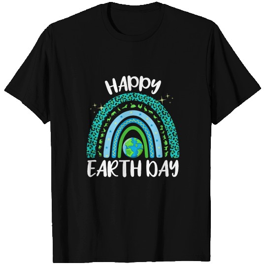 Happy Earth Day - BoHo Rainbow T Shirts