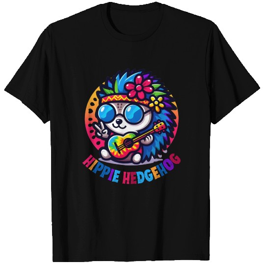 Groovy Hippie Hedgehog T Shirts