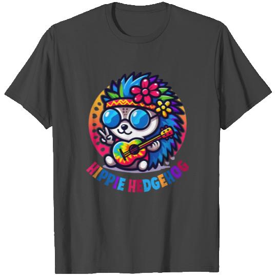 Groovy Hippie Hedgehog T Shirts