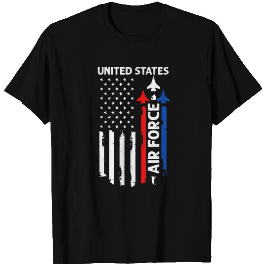 United States Air Force American USA Flag July T Shirts
