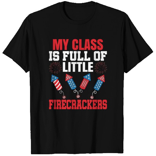 American Patriotic Teacher 4th of July T Shirts