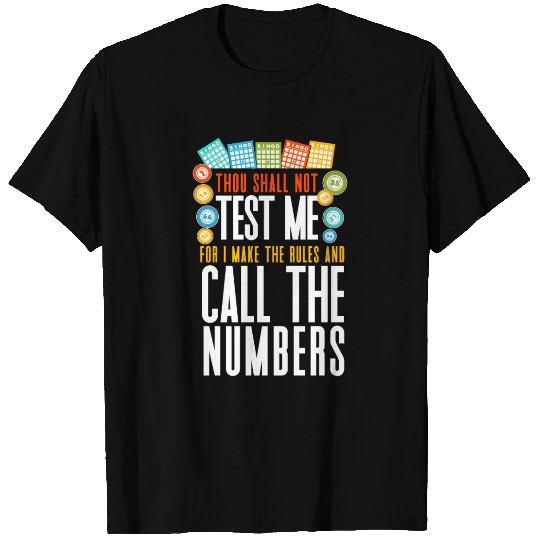 Bingo Player Bingo Caller Thou T Shirts