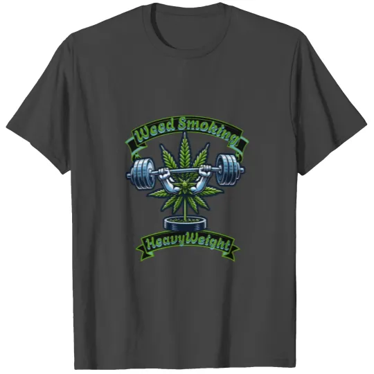weed Smoking HeavyWeight T Shirts