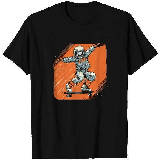 Skateboard Skater Astronaut T Shirts