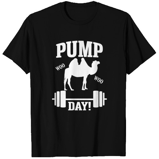 Pump Day Hump Day Camel Weight Lifting Training T Shirts