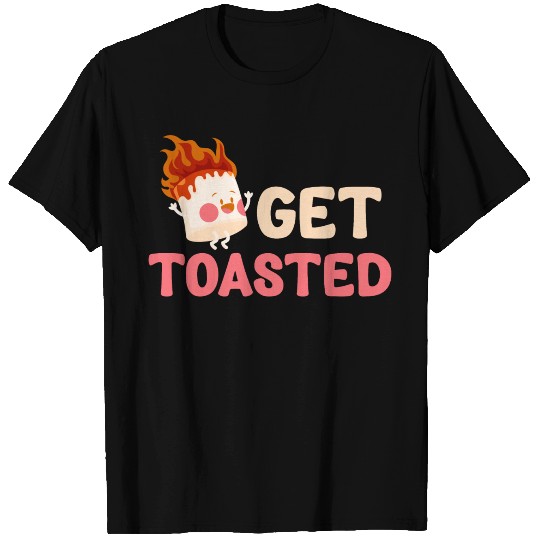 Get Toasted Marshmallow Puns Cocoa RV Mountain T Shirts