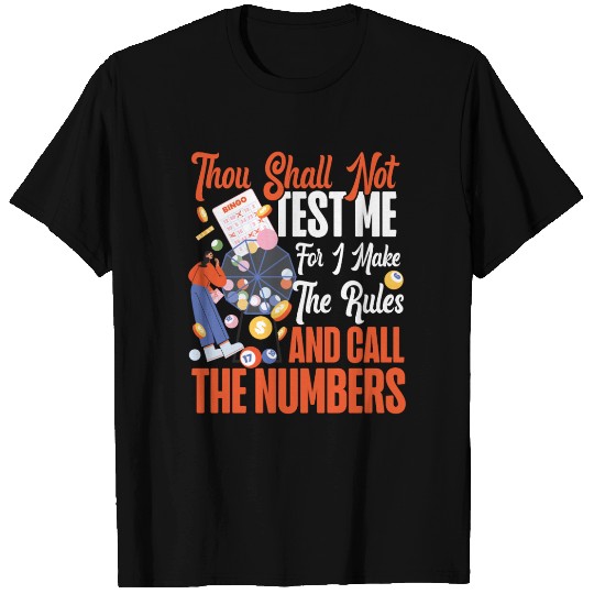 Bingo Player Bingo Caller Thou T Shirts