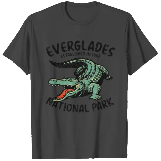 Everglades Florida National Park Crocodile T Shirts