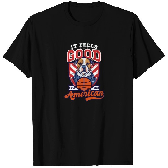 4th Of July Basketball Feels Good Be American T Shirts