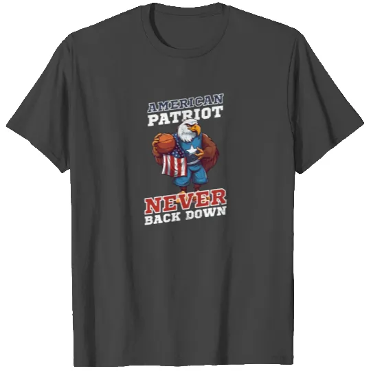4th Of July Basketball American Patriot T Shirts