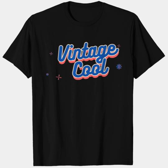 Beige Blue Red Vintage Groover Vibes T Shirts