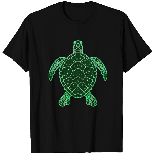 Green Space Turtle T Shirts