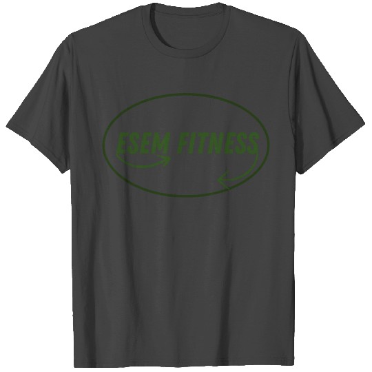 Esem Fitness Oval Logo army green T Shirts