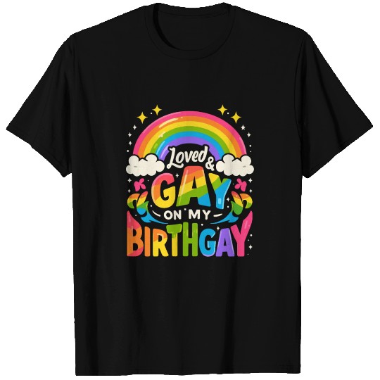 Birthgay Gay Pride Flag Pride Month Equal Rights T Shirts