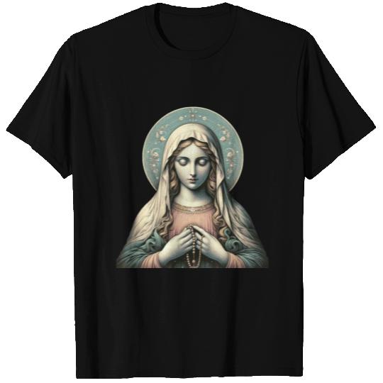 Serene Madonna ic Image T Shirts