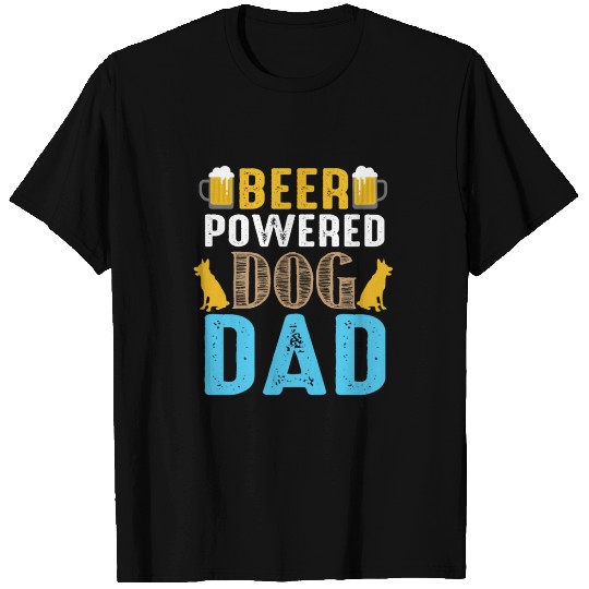 Bear powered dog dad T Shirts