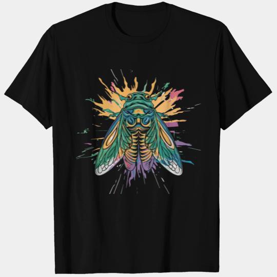 Cicada Retro Vintage Cicada insect 2024 Invasion T Shirts